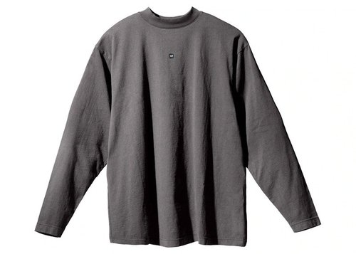 YEEZY Gap Logo Longsleeve Tee Shirt - Dark Grey - YZ1453022-000