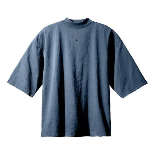 YEEZY Gap SS22 Logo 3/4 Sleeve Tee - Blue - YEEZY-SS22-071