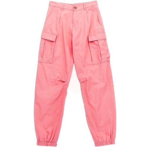 Young Versace Gabardine Pants - Blue/Pink - 1012694-1A09209-1P050