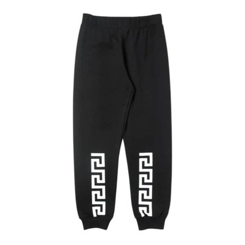 Young Versace Greca Pattern Sweatpants - Black/White - 1001678-1A04723-2B020