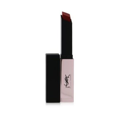 Yves Saint Laurent Rouge Pur Couture The Slim Glow Matte # 204 Private Carmine 2.1g/0.07oz - Red/Silver Tone - 3614273060745OZ