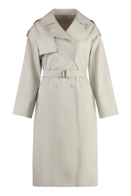 Yves Salomon Cotton Trench Coat - 23E23EYM01912DFCO_B2758